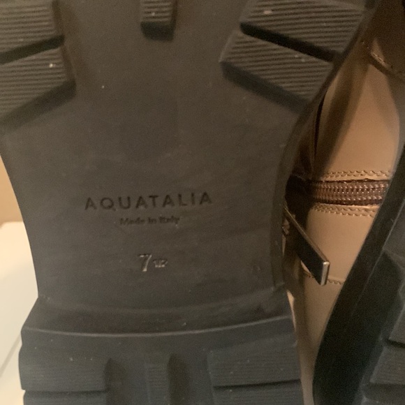 Aquatalia lillie top grain leather motorcycle boot size - Picture 7 of 10